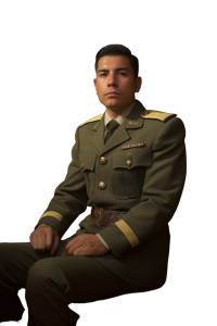 Mexican Army Officer Vinyl Car Decal Sticker – Waterproof & UV-Resistant 8.96"