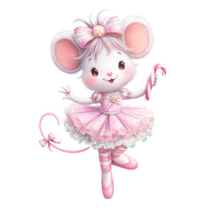 Ballerina Mouse Vinyl Car Decal Sticker – Waterproof & UV-Resistant 6.826666666666667" Ballerina Mouse Vinyl Car Decal Sticker – Waterproof & UV-Resistant 6.826666666666667"