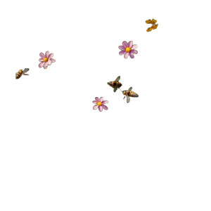 Grass And Bees Vinyl Car Decal Sticker – Waterproof & UV-Resistant 6.826666666666667"