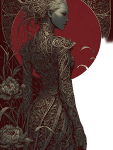 Princess Kaguya Vinyl Car Decal Sticker – Waterproof & UV-Resistant 4.1066666666666665"