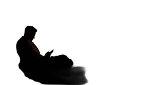 Silhouetted Man On Phone Vinyl Car Decal Sticker – Waterproof & UV-Resistant 2.72" Silhouetted Man On Phone Vinyl Car Decal Sticker – Waterproof & UV-Resistant 2.72"