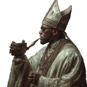 Kanye As Pope V2 Vinyl Car Decal Sticker – Waterproof & UV-Resistant 3.4133333333333336"