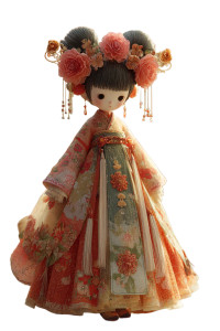 Cute Animation Girl Vinyl Car Decal Sticker – Waterproof & UV-Resistant 4.4