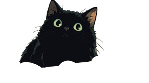 Cute Black Cat V18 Vinyl Car Decal Sticker – Waterproof & UV-Resistant 5.4 Cute Black Cat V18 Vinyl Car Decal Sticker – Waterproof & UV-Resistant 5.4