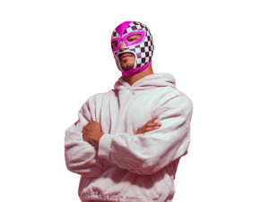 Luchador Mask Person V2 Vinyl Car Decal Sticker – Waterproof & UV-Resistant 6.1866666666666665" Luchador Mask Person V2 Vinyl Car Decal Sticker – Waterproof & UV-Resistant 6.1866666666666665"