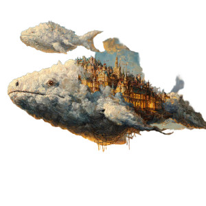 Majestic Cloud Creature Vinyl Car Decal Sticker – Waterproof & UV-Resistant 6.826666666666667" Majestic Cloud Creature Vinyl Car Decal Sticker – Waterproof & UV-Resistant 6.826666666666667"