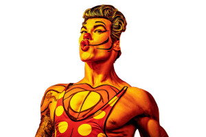 Fire Juggler Vinyl Car Decal Sticker – Waterproof & UV-Resistant 2.986666666666667"