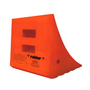 Toro 700 Series Wheel Chock | 70 Ton Capacity | Lightweight Polyurethane | Made in USA Toro 700 Series Wheel Chock | 70 Ton Capacity | Lightweight Polyurethane | Made in USA