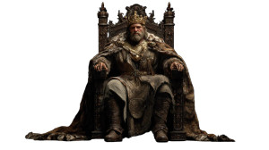 Powerful King V2 Vinyl Car Decal Sticker – Waterproof & UV-Resistant 2.72"