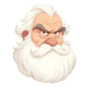 Grumpy Santa Claus Vinyl Car Decal Sticker – Waterproof & UV-Resistant 3.4133333333333336" Grumpy Santa Claus Vinyl Car Decal Sticker – Waterproof & UV-Resistant 3.4133333333333336"