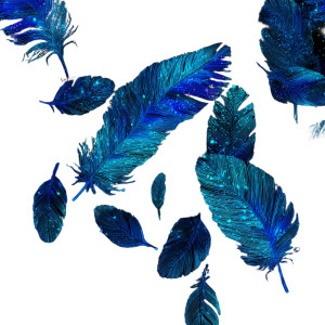 Bioluminescent Feathers Vinyl Car Decal Sticker – Waterproof & UV-Resistant 6.826666666666667" Bioluminescent Feathers Vinyl Car Decal Sticker – Waterproof & UV-Resistant 6.826666666666667"