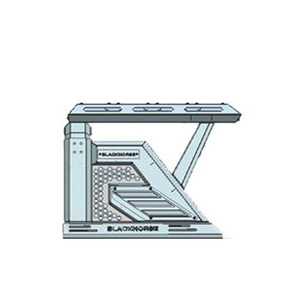 Fits 2005-2024 Nissan Frontier Black Horse Offroad Truck Bed Bar AR2-05BA3 Armour II; Rugged Style; With 50 Inch Light Bar Mounting Plate; With Basket; Powder Coated; Black; Steel