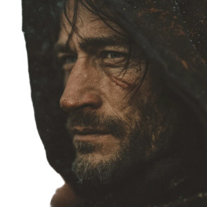 Hooded Scarred Man Vinyl Car Decal Sticker – Waterproof & UV-Resistant 3.4133333333333336" Hooded Scarred Man Vinyl Car Decal Sticker – Waterproof & UV-Resistant 3.4133333333333336"