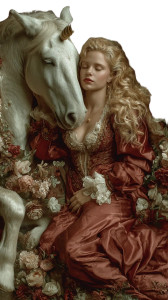 Enchanted Unicorn Encounter Vinyl Car Decal Sticker – Waterproof & UV-Resistant 4.8533333333333335"