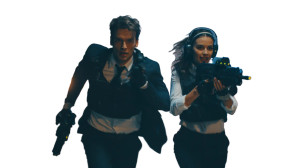 Laser Tag Battle Vinyl Car Decal Sticker – Waterproof & UV-Resistant 2.72"