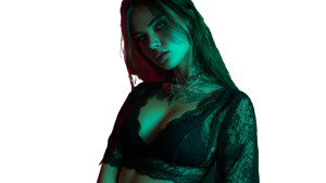 Gothic Portrait Girl Vinyl Car Decal Sticker – Waterproof & UV-Resistant 5.4