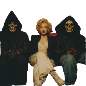 Marilyn With Reapers Vinyl Car Decal Sticker – Waterproof & UV-Resistant 6.826666666666667"