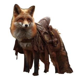 Fantasy Fox Mount V2 Vinyl Car Decal Sticker – Waterproof & UV-Resistant 3.4133333333333336"