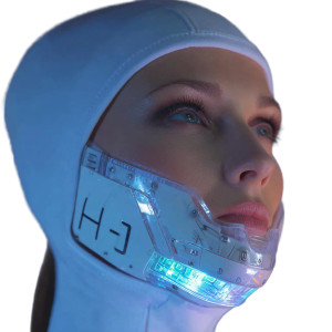 Futuristic Masked Woman V6 Vinyl Car Decal Sticker – Waterproof & UV-Resistant 6.826666666666667"