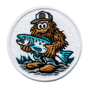 Cartoon Bigfoot Fishing Vinyl Car Decal Sticker – Waterproof & UV-Resistant 3.4133333333333336" Cartoon Bigfoot Fishing Vinyl Car Decal Sticker – Waterproof & UV-Resistant 3.4133333333333336"