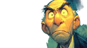 Confused Muppet Man Vinyl Car Decal Sticker – Waterproof & UV-Resistant 2.72"