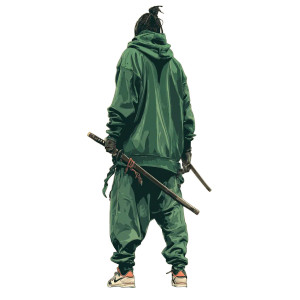 Hooded Samurai Sketch Vinyl Car Decal Sticker – Waterproof & UV-Resistant 3.4133333333333336" Hooded Samurai Sketch Vinyl Car Decal Sticker – Waterproof & UV-Resistant 3.4133333333333336"