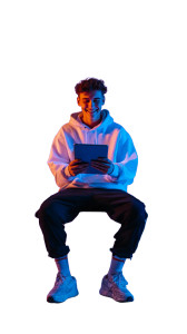 Smiling Teen With Tablet Vinyl Car Decal Sticker – Waterproof & UV-Resistant 4.8533333333333335" Smiling Teen With Tablet Vinyl Car Decal Sticker – Waterproof & UV-Resistant 4.8533333333333335"