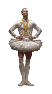 Ronaldo'S Ballet Triumph Vinyl Car Decal Sticker – Waterproof & UV-Resistant 9.706666666666667"