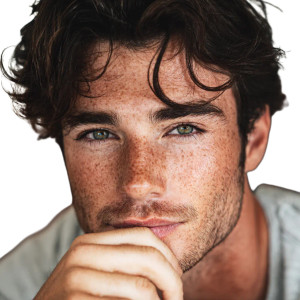 Handsome Athletic Man V2 Vinyl Car Decal Sticker – Waterproof & UV-Resistant 6.826666666666667"