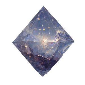 Constellation Crystal Vinyl Car Decal Sticker – Waterproof & UV-Resistant 3.4133333333333336"