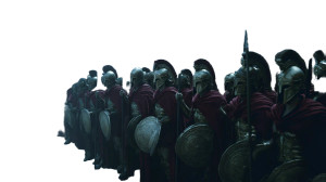 Greek Hoplite Phalanx Vinyl Car Decal Sticker – Waterproof & UV-Resistant 2.72"