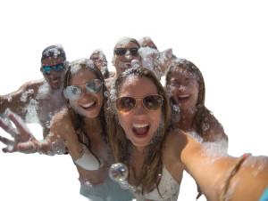 Espuma Party Vinyl Car Decal Sticker – Waterproof & UV-Resistant 6.1866666666666665"