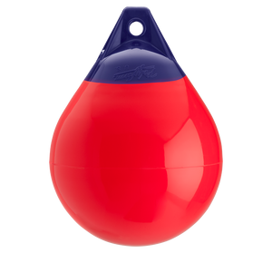 Polyform A-2 Red Mooring Buoy | 14-1/2 Inch Diameter, PVC, For Boats 30-40 Feet Polyform A-2 Red Mooring Buoy | 14-1/2 Inch Diameter, PVC, For Boats 30-40 Feet