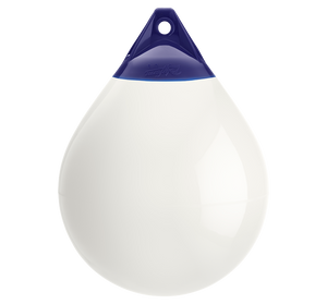 Polyform A-4 White Mooring Buoy | 20-1/2 Inch Diameter x 27 Inch Length | PVC Material, High-Visibility Color Polyform A-4 White Mooring Buoy | 20-1/2 Inch Diameter x 27 Inch Length | PVC Material, High-Visibility Color