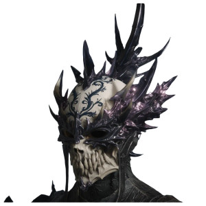 Dark Bone Mask Vinyl Car Decal Sticker – Waterproof & UV-Resistant 3.4133333333333336"