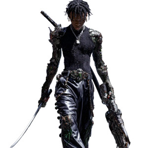 Cyberpunk Warrior V62 Vinyl Car Decal Sticker – Waterproof & UV-Resistant 6.826666666666667"