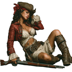 Pirate Captain V13 Vinyl Car Decal Sticker – Waterproof & UV-Resistant 3.4133333333333336"