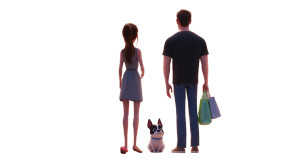 Happy Boston Terrier V3 Vinyl Car Decal Sticker – Waterproof & UV-Resistant 5.4