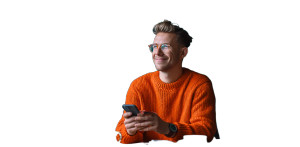 Happy Slovak Man Vinyl Car Decal Sticker – Waterproof & UV-Resistant 2.56"