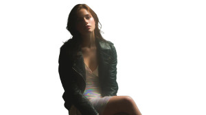 Thoughtful Woman Sitting Vinyl Car Decal Sticker – Waterproof & UV-Resistant 2.72"