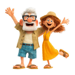 Dancing Old Couple Vinyl Car Decal Sticker – Waterproof & UV-Resistant 3.4133333333333336" Dancing Old Couple Vinyl Car Decal Sticker – Waterproof & UV-Resistant 3.4133333333333336"