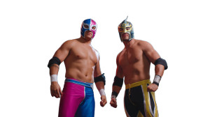 Masked Wrestlers Fight Vinyl Car Decal Sticker – Waterproof & UV-Resistant 2.72" Masked Wrestlers Fight Vinyl Car Decal Sticker – Waterproof & UV-Resistant 2.72"