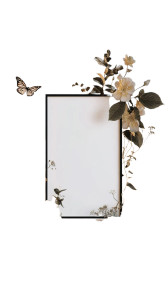 Minimalistic Black Frame Vinyl Car Decal Sticker – Waterproof & UV-Resistant 9.706666666666667"