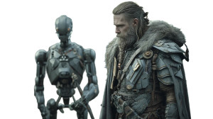 Vikings And Robots Vinyl Car Decal Sticker – Waterproof & UV-Resistant 5.4 Vikings And Robots Vinyl Car Decal Sticker – Waterproof & UV-Resistant 5.4