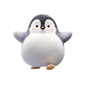 Playful Penguin V2 Vinyl Car Decal Sticker – Waterproof & UV-Resistant 3.4133333333333336" Playful Penguin V2 Vinyl Car Decal Sticker – Waterproof & UV-Resistant 3.4133333333333336"