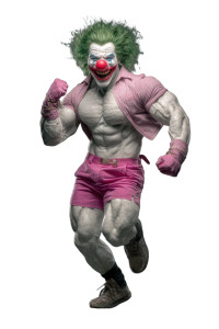 Angry Bodybuilder Joker Vinyl Car Decal Sticker – Waterproof & UV-Resistant 4.4 Angry Bodybuilder Joker Vinyl Car Decal Sticker – Waterproof & UV-Resistant 4.4