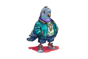 Cartoon Pigeon Vinyl Car Decal Sticker – Waterproof & UV-Resistant 2.986666666666667" Cartoon Pigeon Vinyl Car Decal Sticker – Waterproof & UV-Resistant 2.986666666666667"
