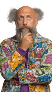 Thoughtful Man With Hairbrush Vinyl Car Decal Sticker – Waterproof & UV-Resistant 4.8533333333333335"