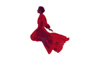 Floating Pop-Art Woman Vinyl Car Decal Sticker – Waterproof & UV-Resistant 6.1866666666666665"