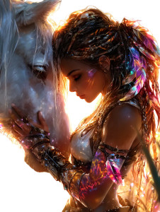 Fantasy Indian Girl Vinyl Car Decal Sticker – Waterproof & UV-Resistant 8.213333333333333" Fantasy Indian Girl Vinyl Car Decal Sticker – Waterproof & UV-Resistant 8.213333333333333"